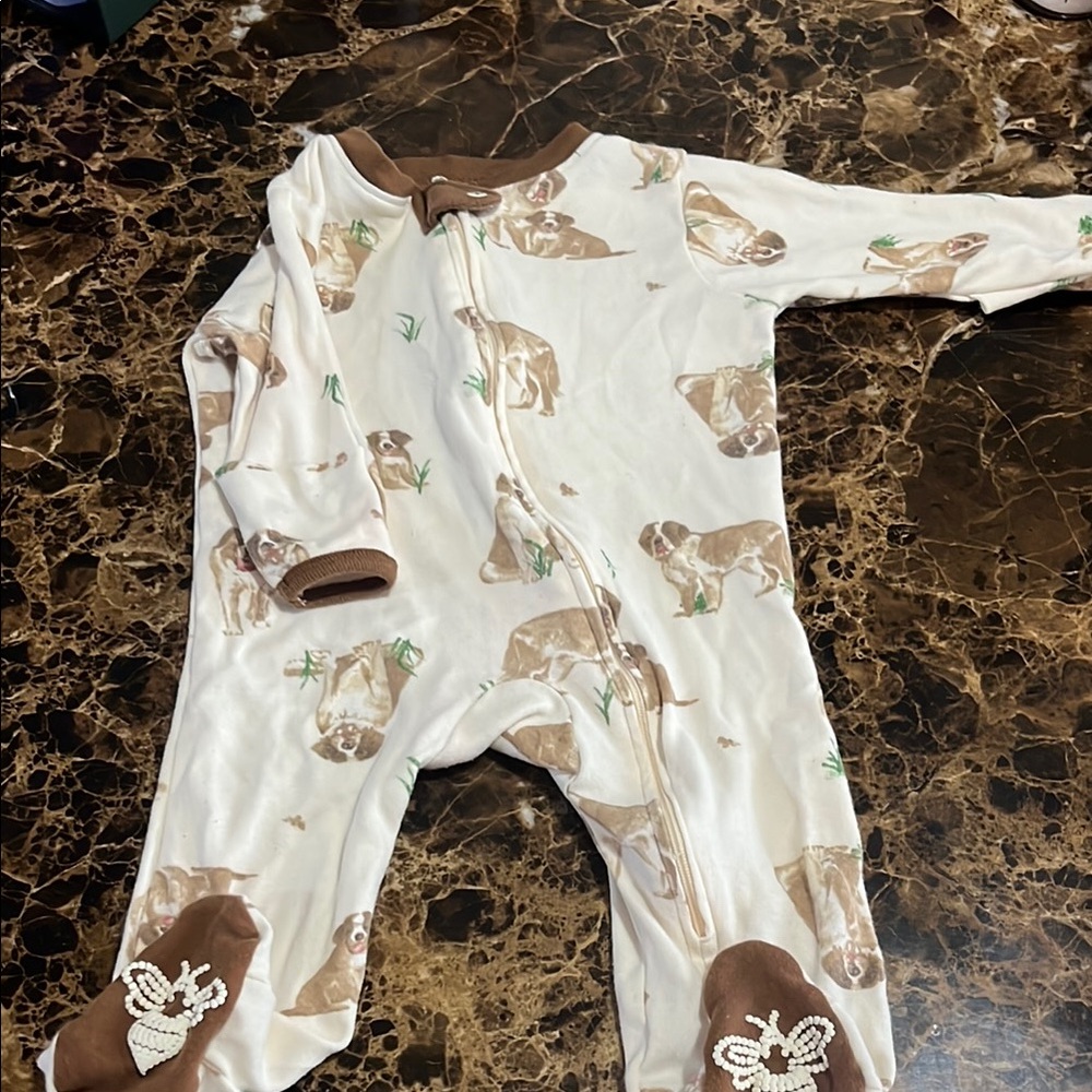 Burt's Bees Brown and Cream Woodland Animal Footies